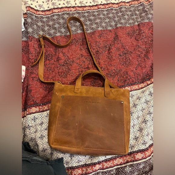 Portland Leather Mini Crossbody Tote - Picture 12 of 15